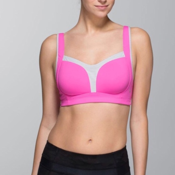 lululemon athletica Other - Lululemon Ta Ta Tamer II 34C Sports Bra Pink Gray